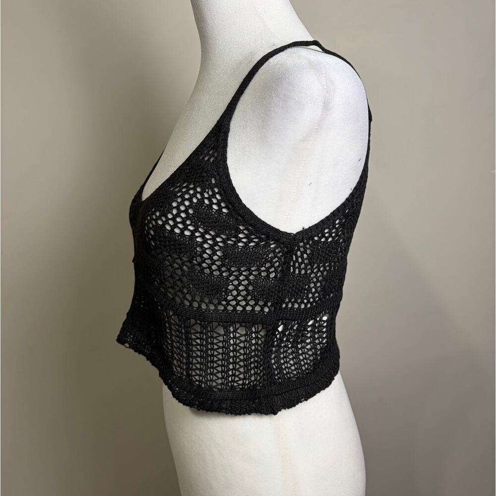 Crochet Crop Tank Top - Size S - Picture 4 of 4